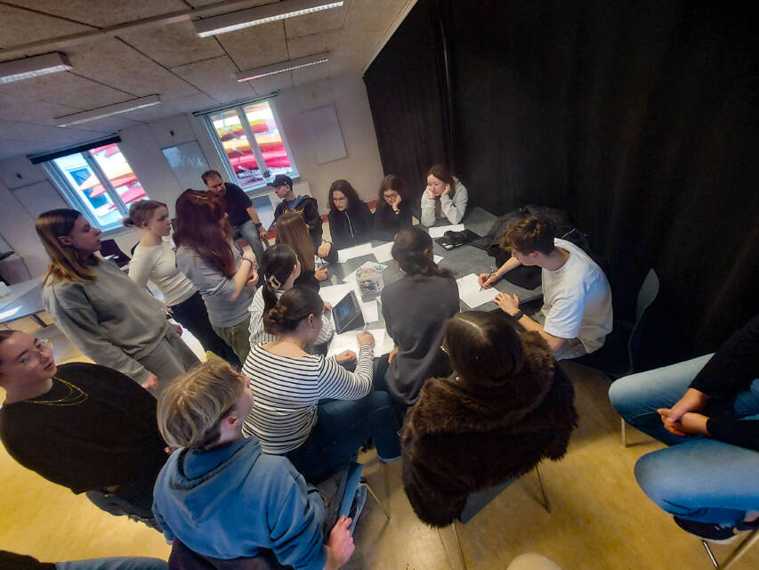 Collaboration des élèves de 1re STAV français et de leurs correspondants danois autour d'un projet commun : le choc des cultures